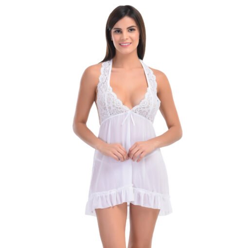 Women's Halter Neck Babydoll Lingerie -11098 - Image 12