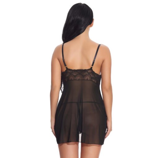 Women's See Through Babydoll Lingerie - 11158 - Image 3