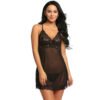 Women's Sheer Babydoll Dress - 11302 19 - BD 11273 BK 1