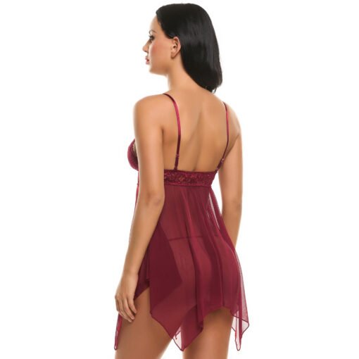 Women's Sheer Babydoll Dress - 11642 - Image 13