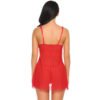 11733- Women's Front Open Babydoll 28 - BD 11666 RD 6