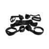BDSM Bed Restraint bondage kit 4 cuffs and blindfold - 01005