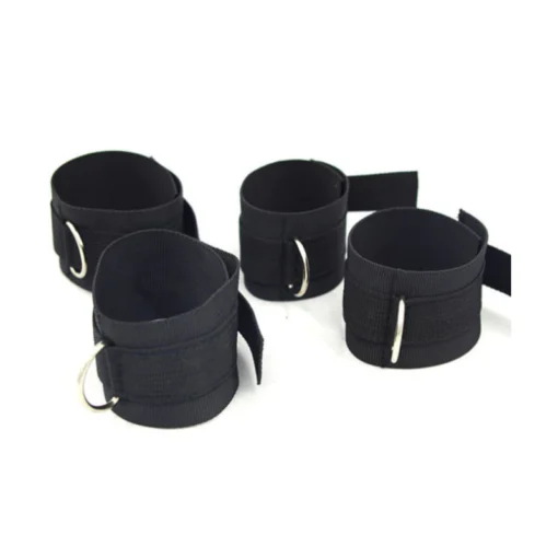 BDSM Bed Restraint Kit Adjustable Nylon Belt - 01010 - Image 9