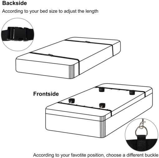 Bed Restraint Kit For Bondage LoveMaking - Image 3