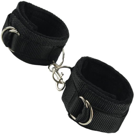 BDSM Bed Restraint kit of Straps and Handcuffs - 01014
