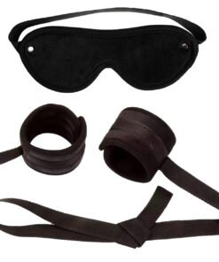 Bed Restraint kit with Handcuffs & Blindfold -01015