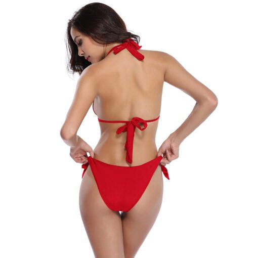 60037-Women's Front Knot Bikini Set - Image 2