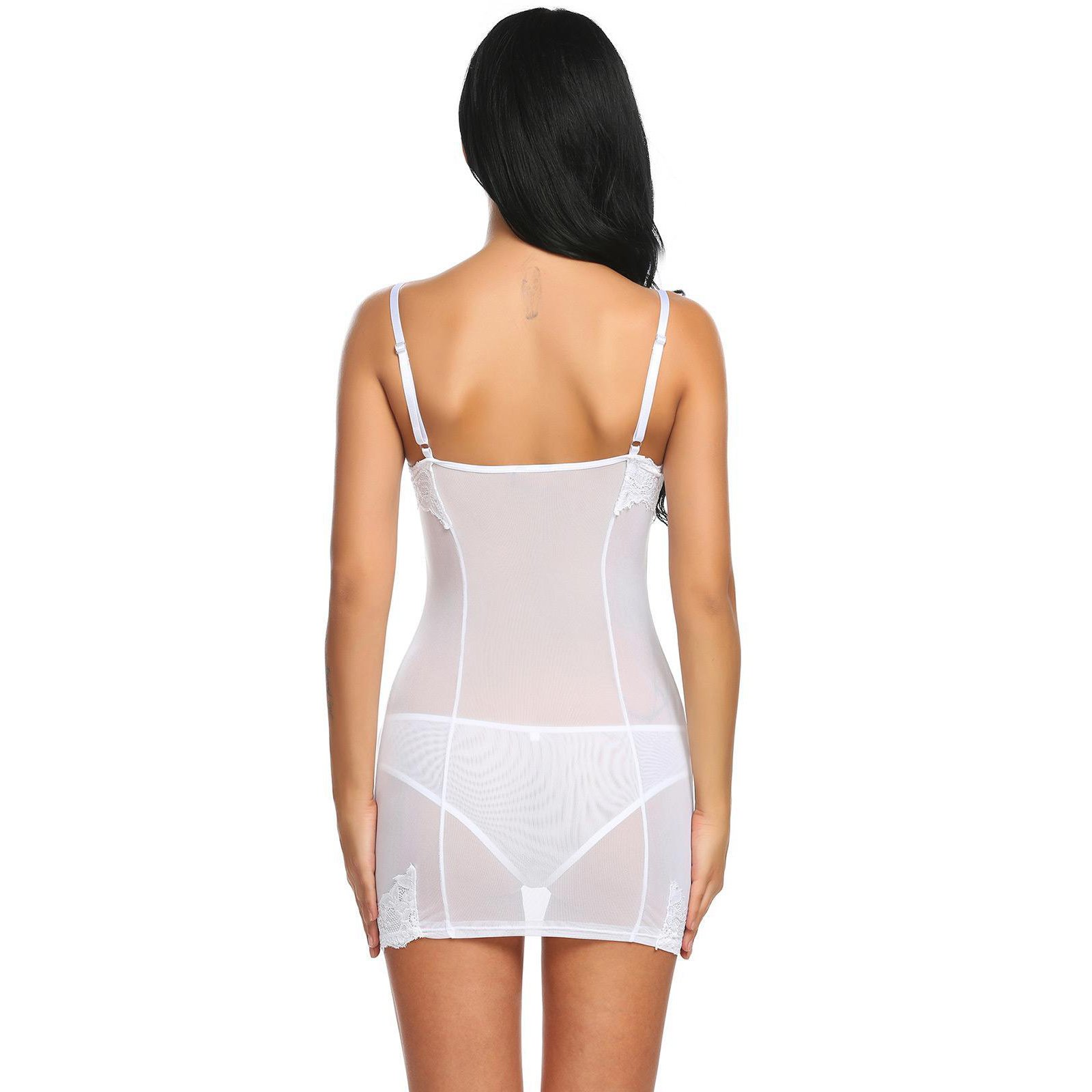 81076- Women's See Through Chemise 5 81076- Women's See Through Chemise - Image 5