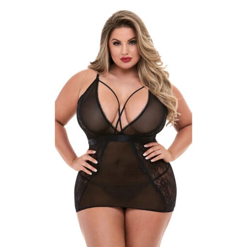 89009- Women's Deep Neck Chemise - Image 4