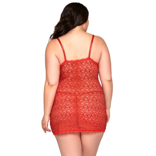 89010- Women's Deep Neck Chemise - Image 2