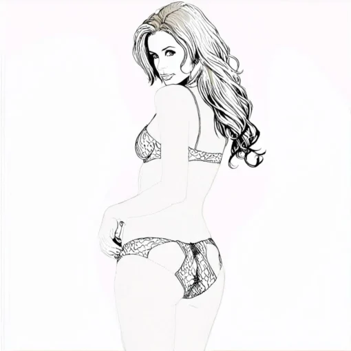 06596-Women's Half Cup Erotic Lingerie - Image 3