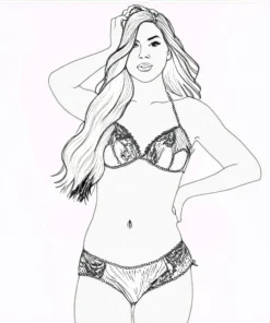 06599-Women's Crotchless Erotic Lingerie