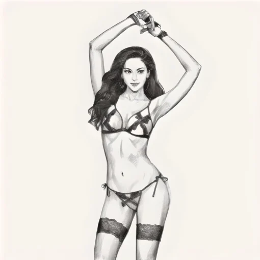 06684-Women's Bondage Erotic Lingerie