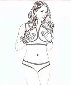 06686-Sheer Mesh Sexy Bra and Thong Panty Set