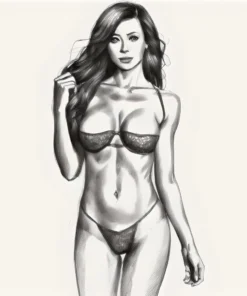 06688-Women's Sexy Lace Half Coverage lingerie