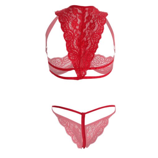 06688-Women's Sexy Lace Half Coverage lingerie - Image 12