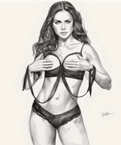 06690-Women's Bust Open Erotic Lingerie