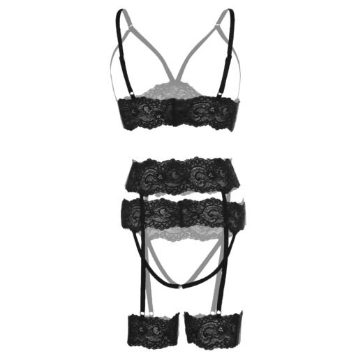 Sensual Lingerie set with Garter  - 06697 - Image 3