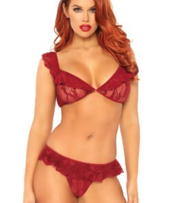 06704-Women's Frill Erotic Lingerie