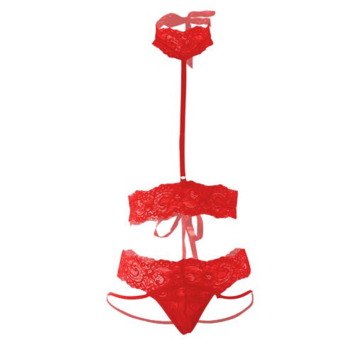 06846-Sexy 2 Pieces Lace  Bralette and panty Set - Image 11