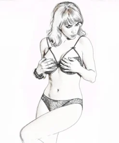 06956-Women's Bust Open Erotic Lingerie