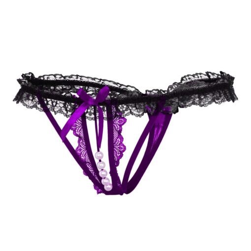 Women's Crotchless Erotic Panty - Image 7