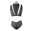 Women's O Neck Lingerie Set 24 - LS 06020 BK 11