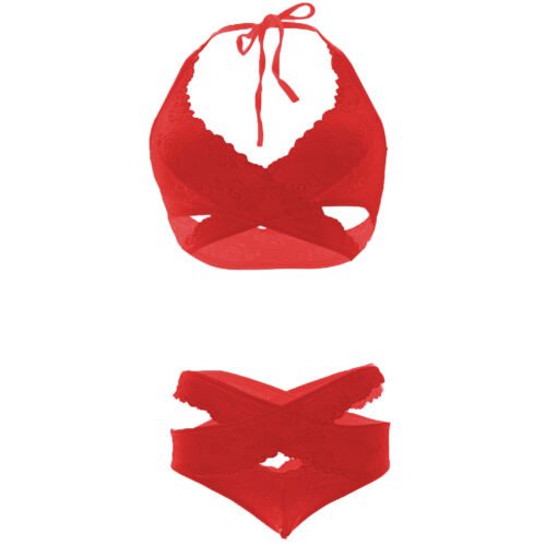 Women Criss Cross Lingerie Set - Image 12