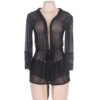 Women's Sheer Robes 32 - ML 90040 BK 8