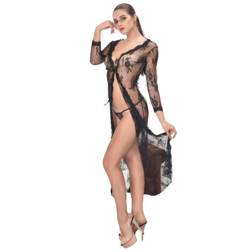 Women's Front Open Nightgown - Image 10