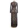 Women's Regular Nightgown 17 - NG 30497 BK 4