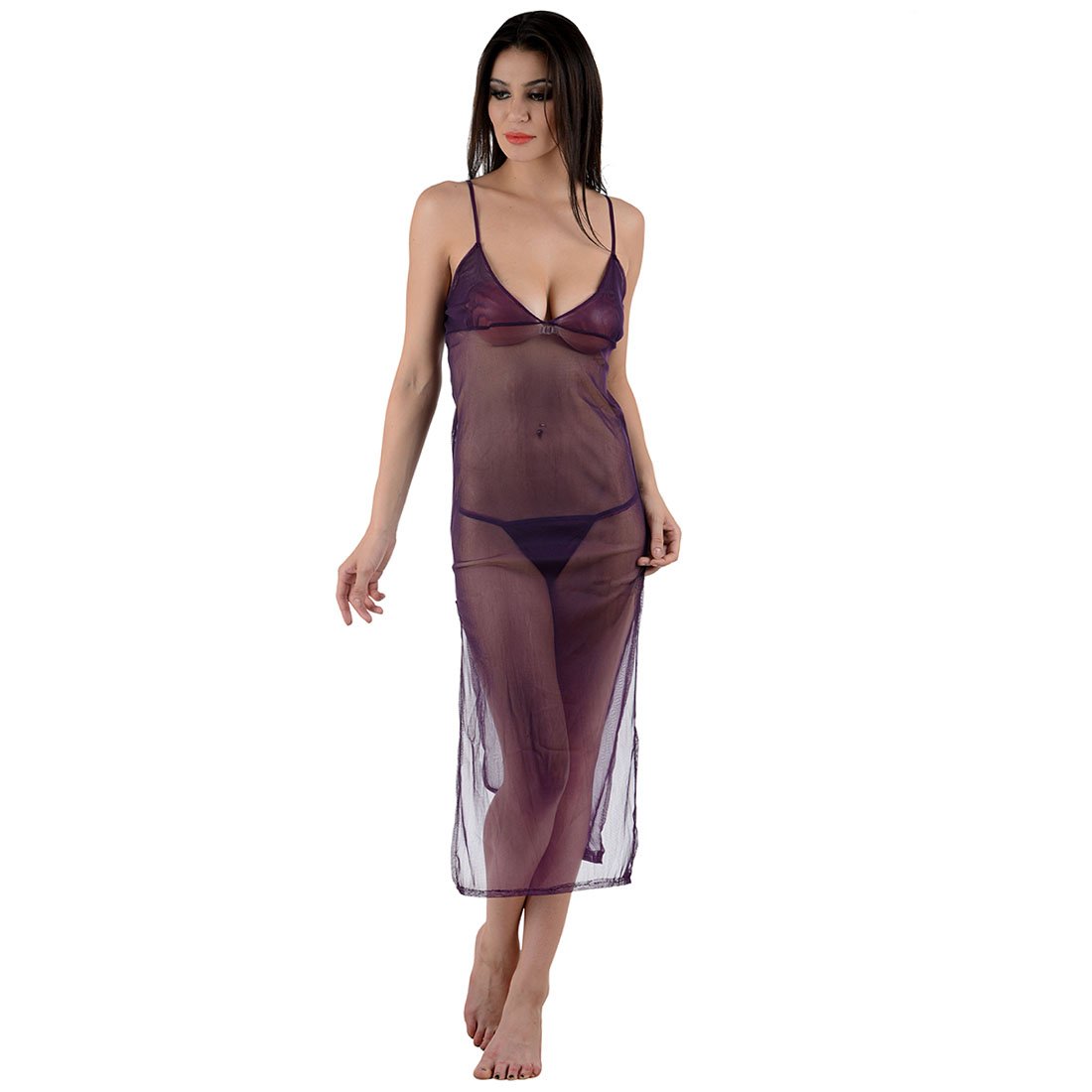 Women's Front Open Nightgown 6 Women's Front Open Nightgown - Image 6