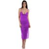 Women's Front Open Nightgown 40 - NG 32027 PP 1