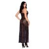 Women's Front Open Nightgown 5 - NG 36267 BK 2