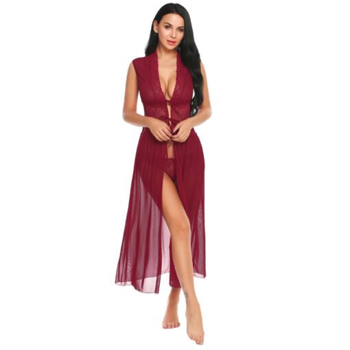 Women's Front Open Nightgown - Image 4