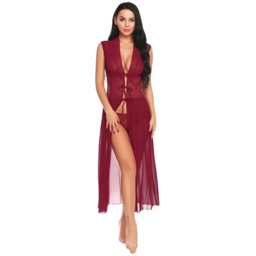 Women's Front Open Nightgown - Image 6
