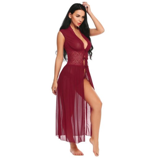 Women's Front Open Nightgown - Image 8