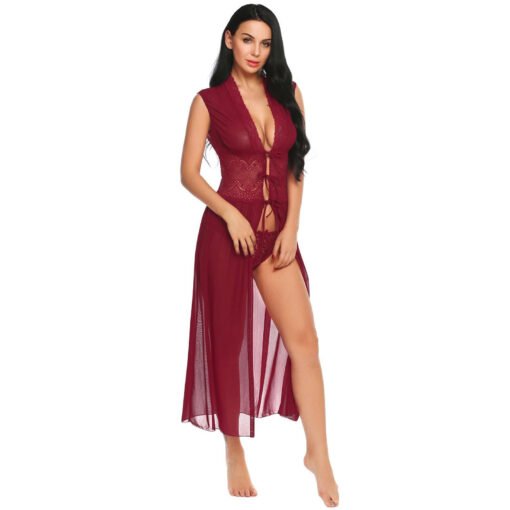 Women's Front Open Nightgown - Image 9