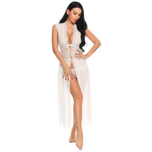 Women's Front Open Nightgown - Image 12