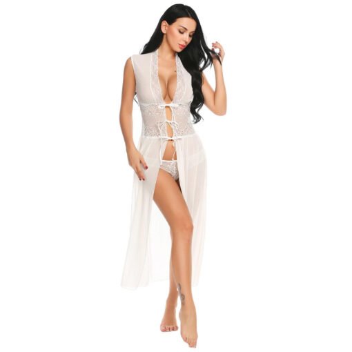 Women's Front Open Nightgown - Image 13