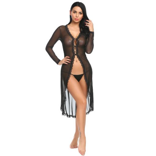 Women's Front Open Nightgown - Image 2
