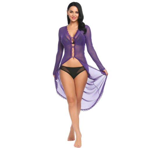 Women's Front Open Nightgown - Image 5