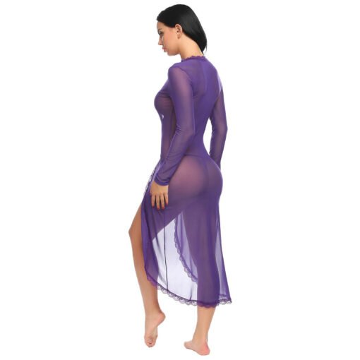 Women's Front Open Nightgown - Image 7