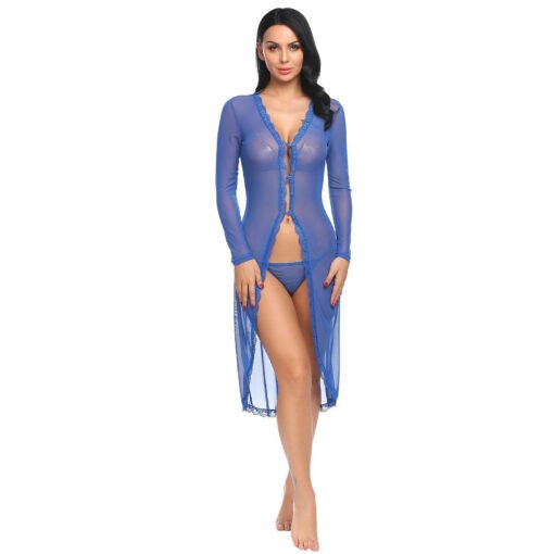 Women's Front Open Nightgown - Image 8