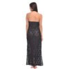 Women's Side Open Nightgown 15 - NG 36655 BK 3