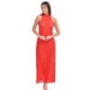 Women's Side Open Nightgown 18 - NG 36655 RD 1