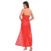 Women's Side Open Nightgown 23 - NG 36655 RD 6