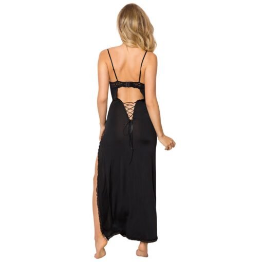 Women's Side Open Nightgown - Image 4