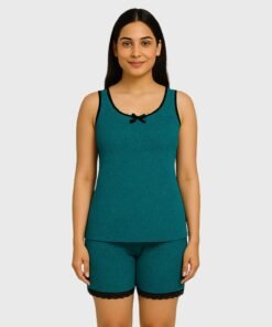 Modal Animal Print Camisole Nightwear Set