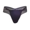 05050-Women's Thong Panty 20 - PN 05050 BK 3
